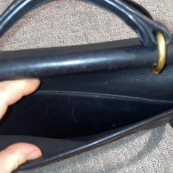 Coach Black Leather Crossbody Bag - Picture 7 of 8